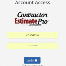 Contractor estimate pro